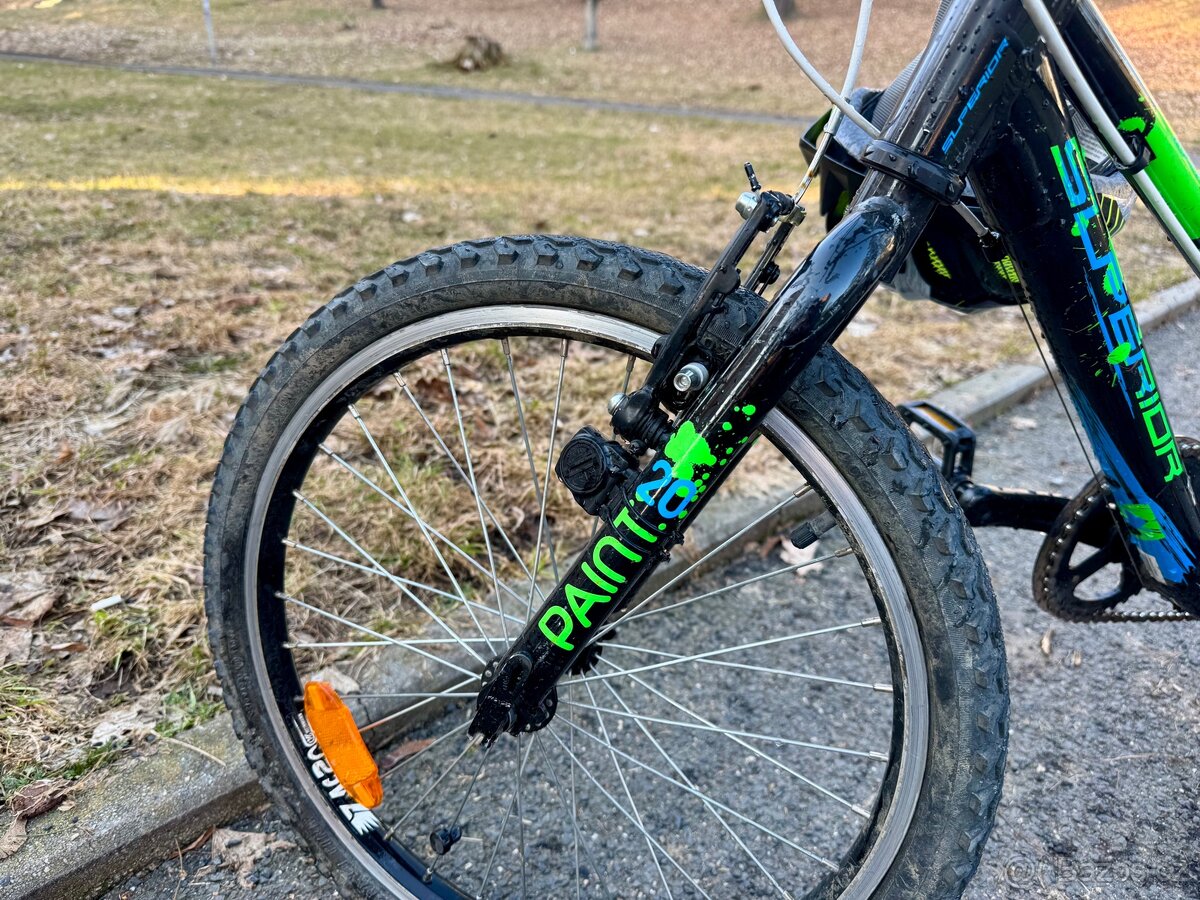 Dětské kolo Superior Paint 20 + helma - 2