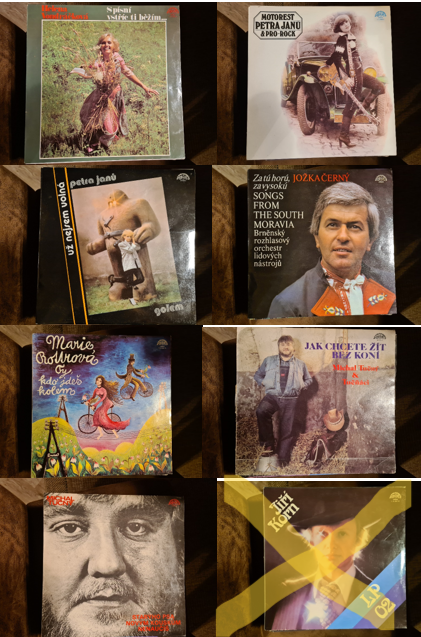 Staré gramofonové desky české - 2