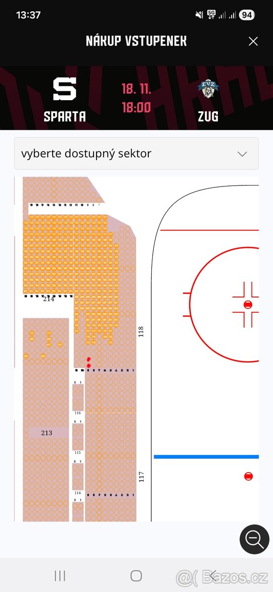 Hc Sparta Praha - Zug - 2