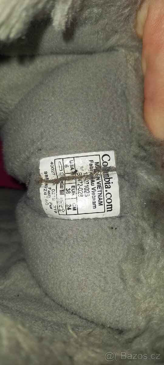 Zimní boty, sněhule Columbia velikost 38 - 2