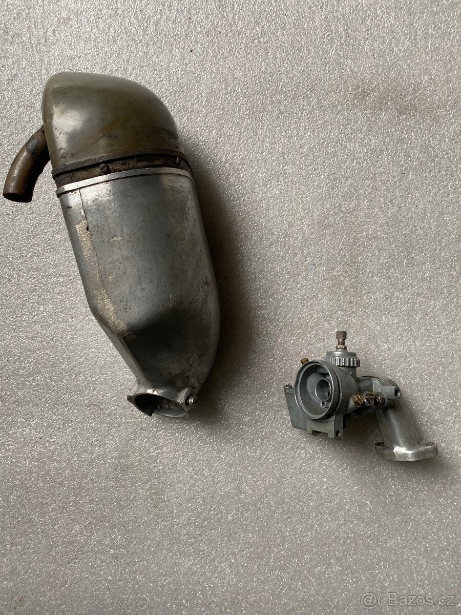 Karburátor jawa 05 a hliníkový filtrbox - 2