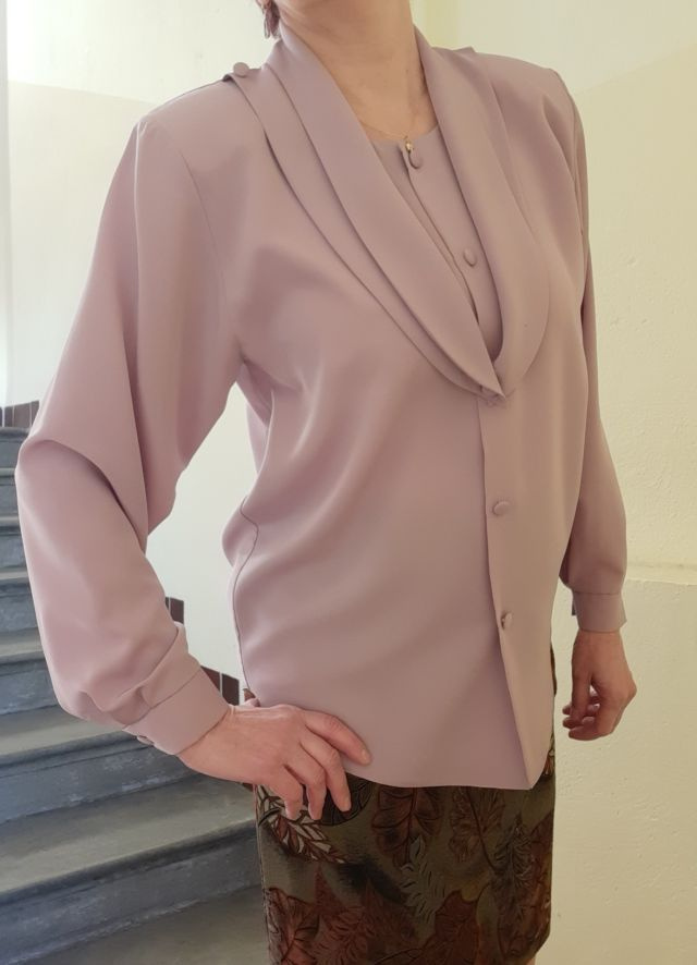 Dámská halenka šeříkově fialová - vel.M/L - 2