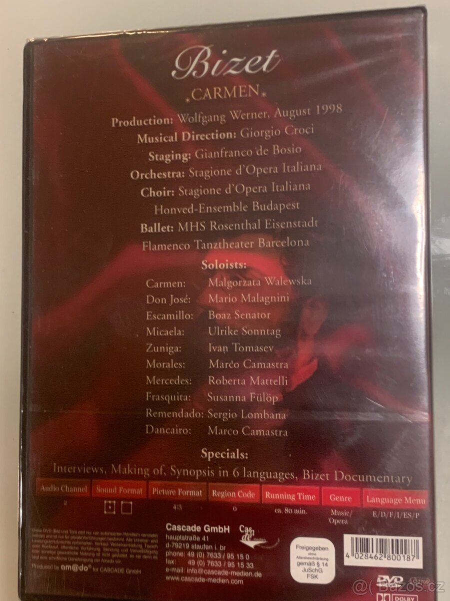 Světové opery 4 DVD - 2