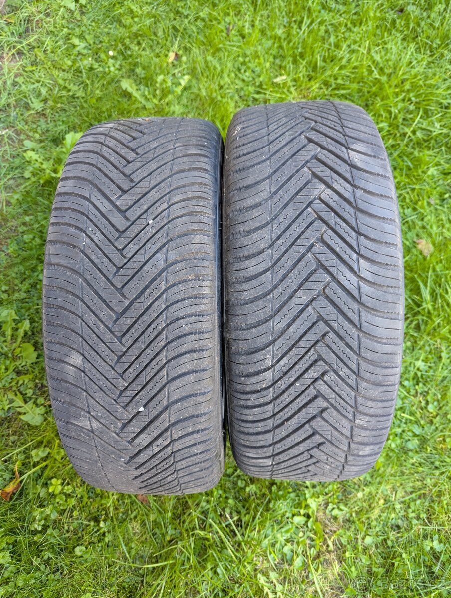 Alu kola Dezent + celoroční pneu Hankook Kinergy 4S2 R17 - 2