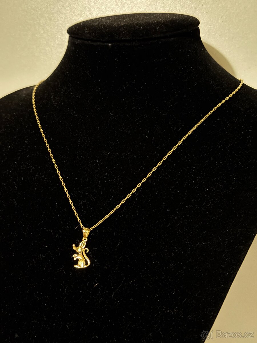 Řetízek s přívěskem 3,71g 585/1000 - 2