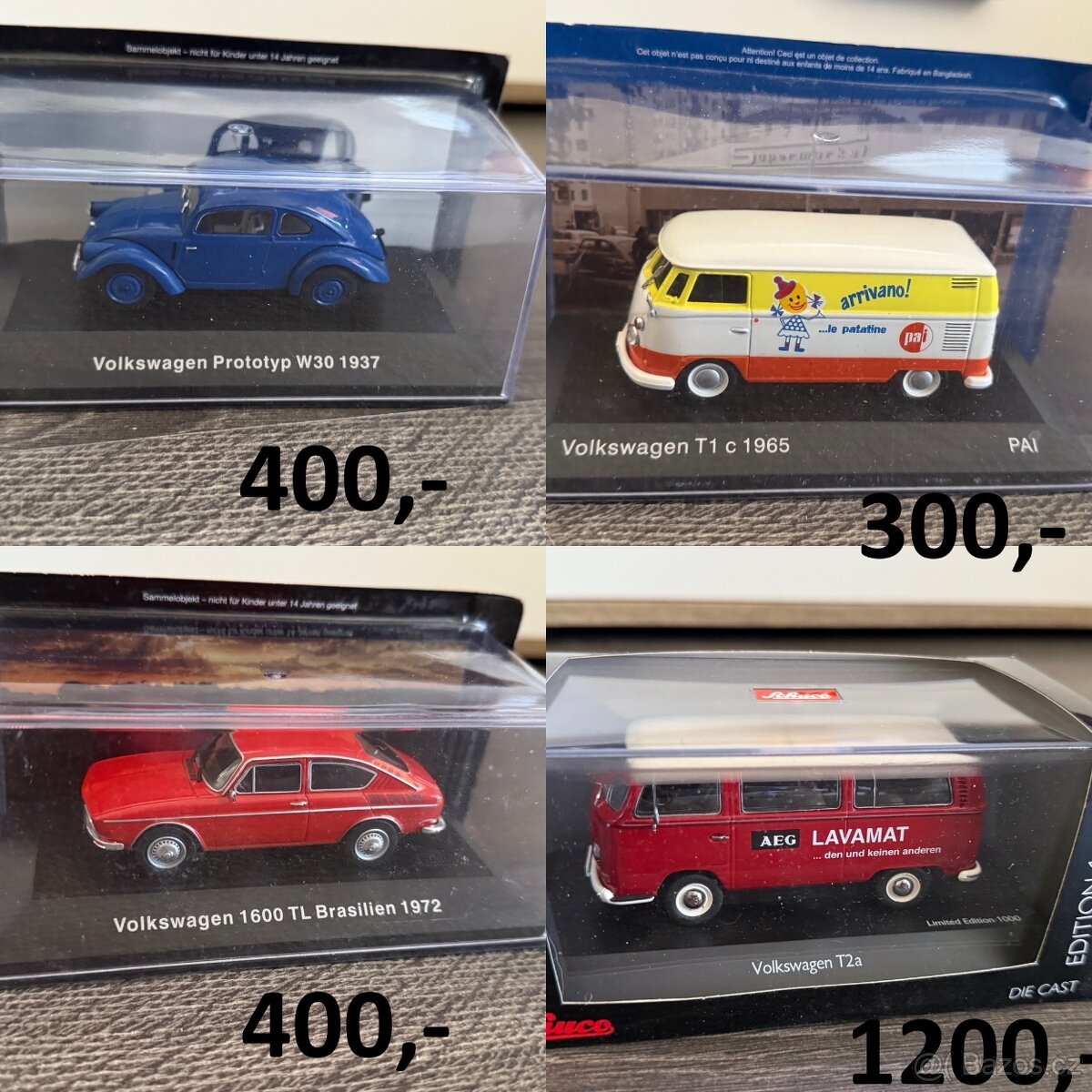 Prodám modely VW Volkswagen 1/43 - 2