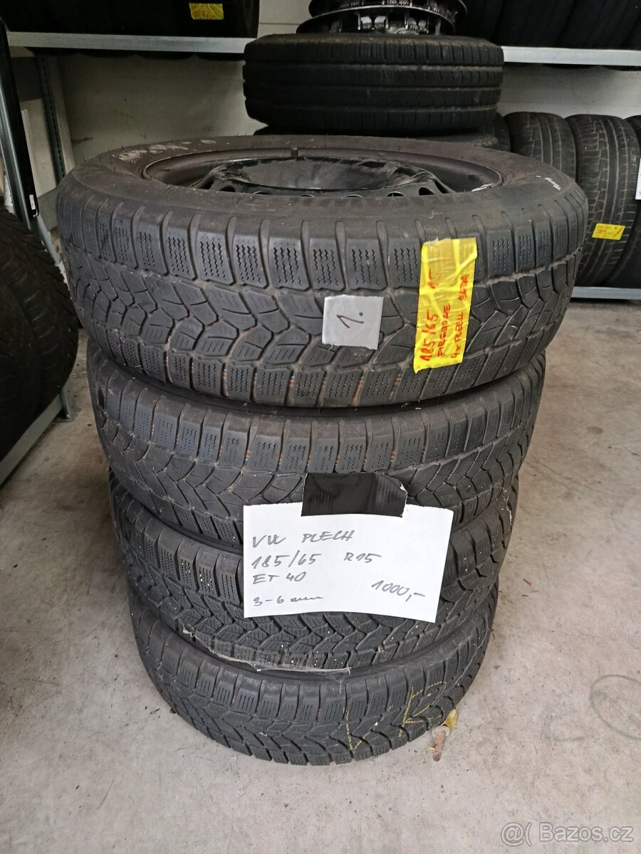 Sada plech disku s pneu na vw - 2