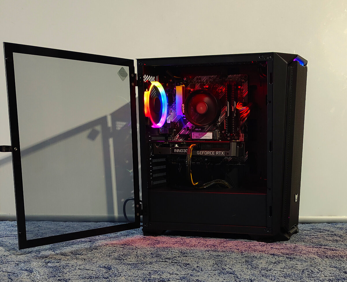 Herní PC | Ryzen 5 | RTX 3060 12GB | A520 | m.2 NVME | HDD - 2