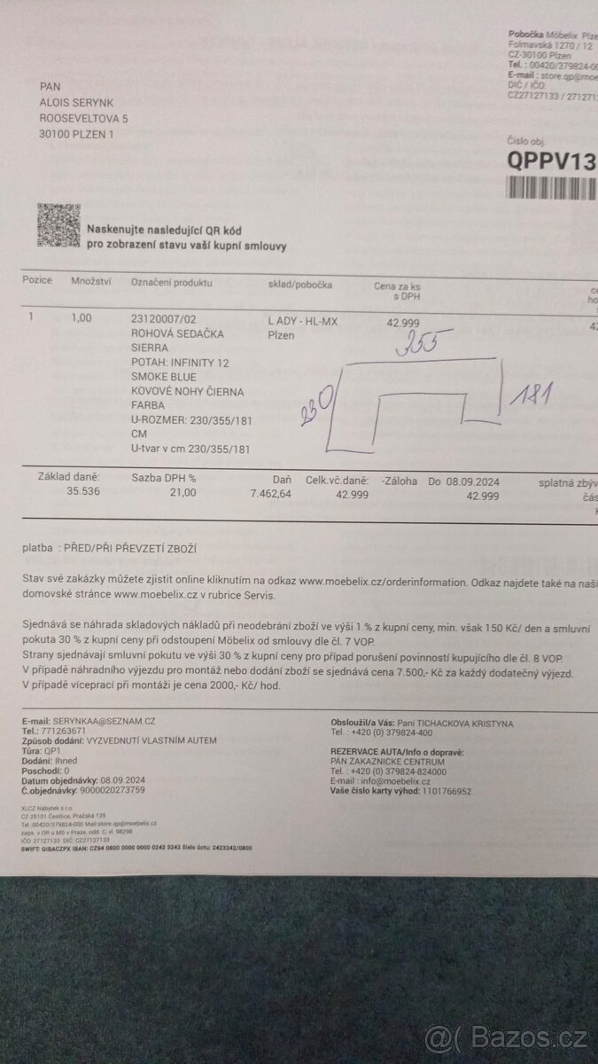 Rozkládací sedací souprava - 2