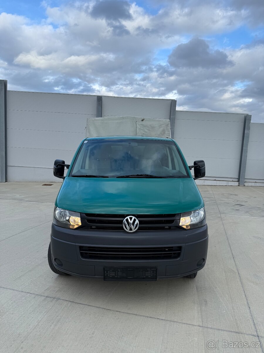 Vw T5 valník 2.0tdi 84kw DPH ROZVODY tažné zařízení - 2