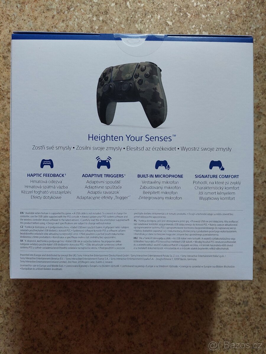 Nový Sony DualSense Wireless Ovladač Gray Camo - 2