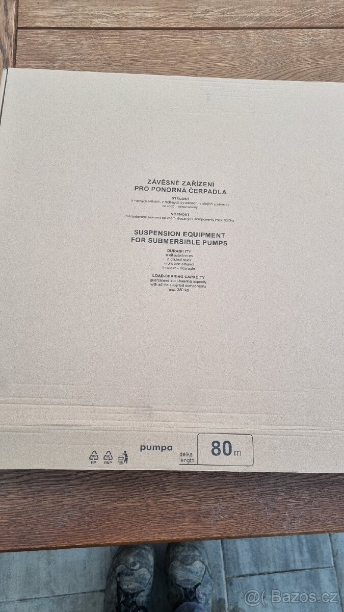 Závěsné lano pro čerpadlo - 2