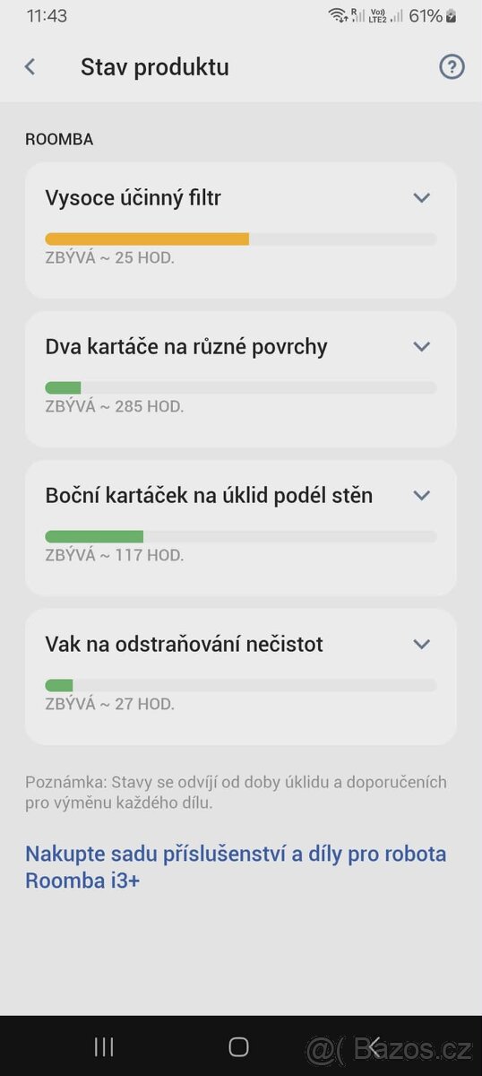 Robotický vysavač Roomba i3 + dockovací stanice - 2