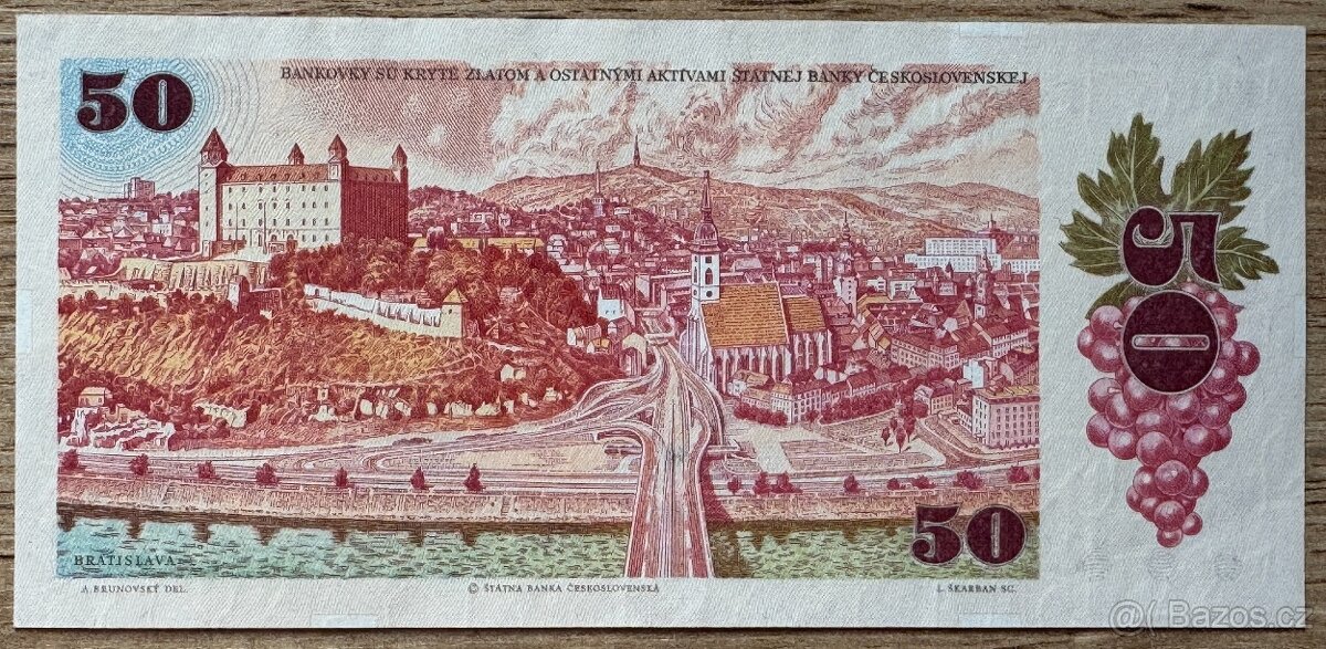 50 Kčs 1987 F31 884709 - 2