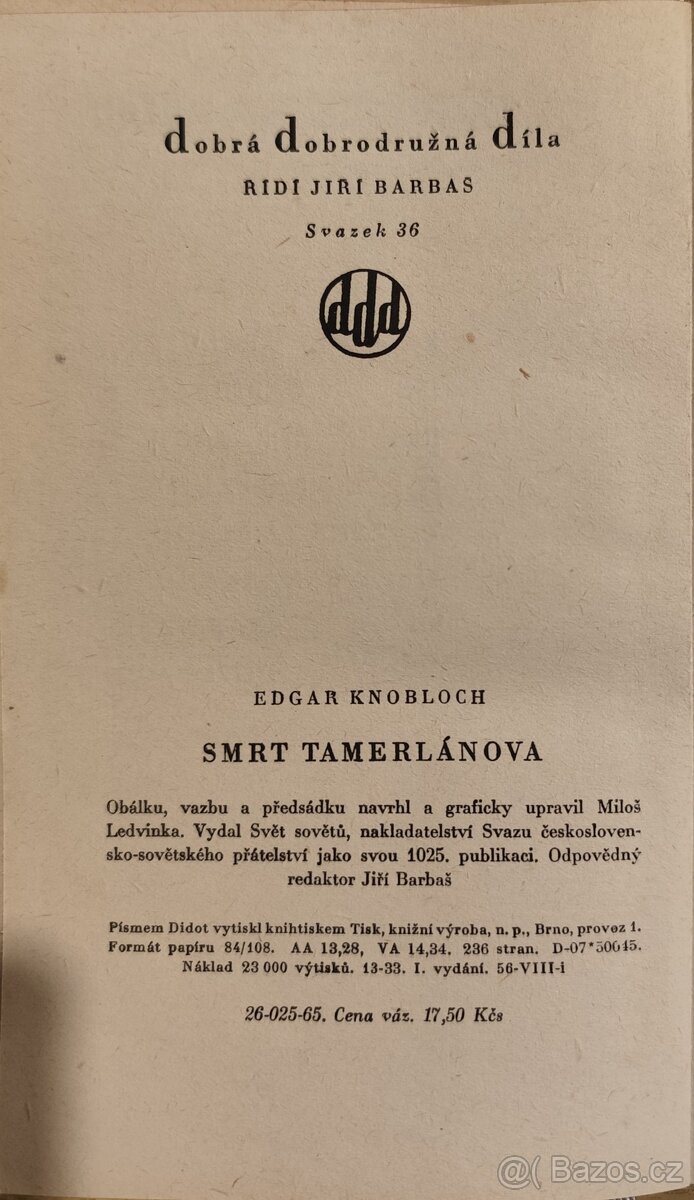 Knobloch Edgar - Smrt Temerlánova - 2