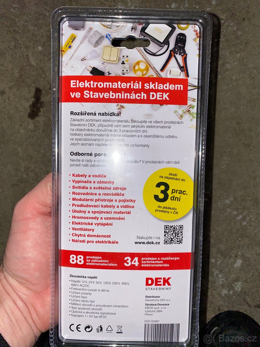 Zkoušečka napětí Emos VT-320 - 2