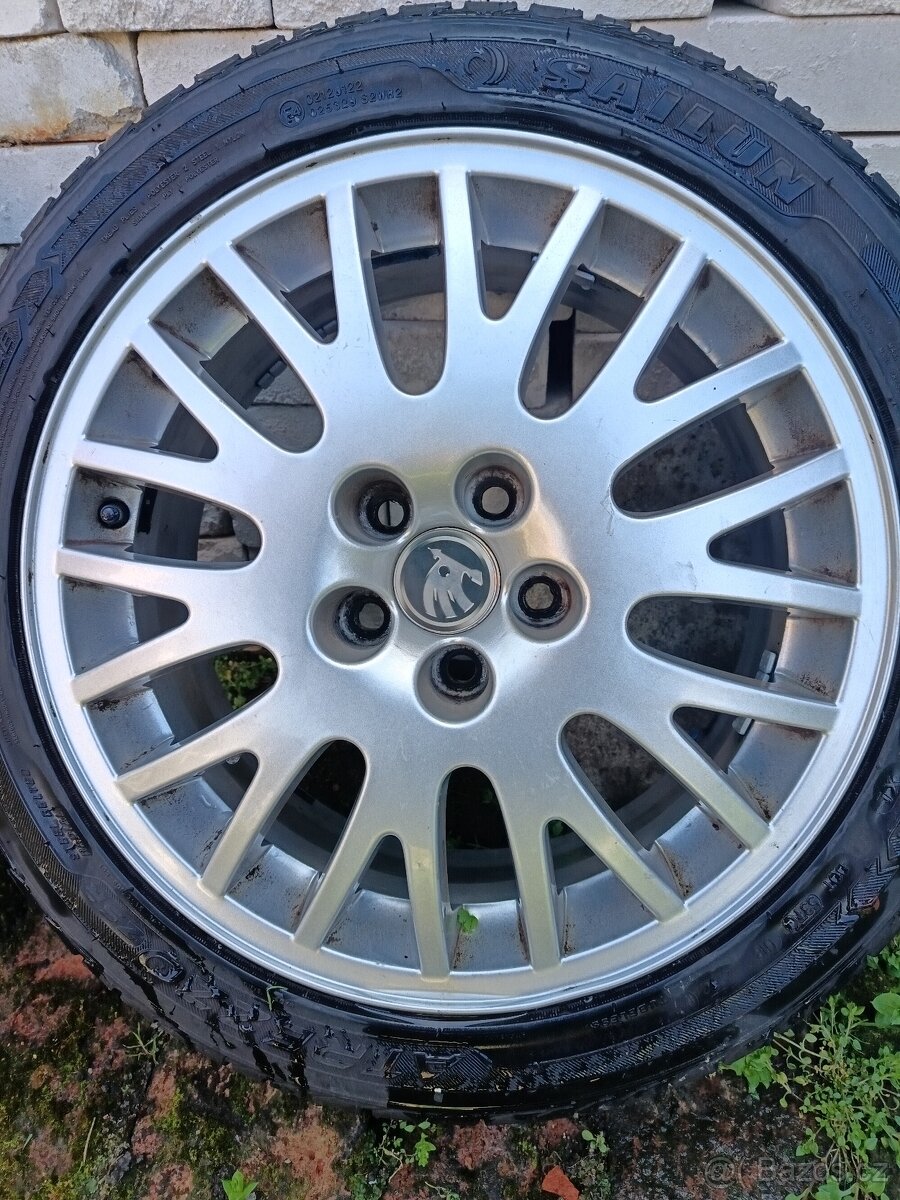 ALU disky Škoda + Pneu - 2