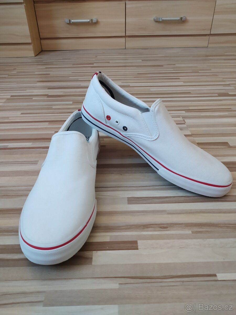 SPORTOVNÍ PLÁTĚNÉ TENISKY | BÍLÉ | TOMMY JEANS - 2