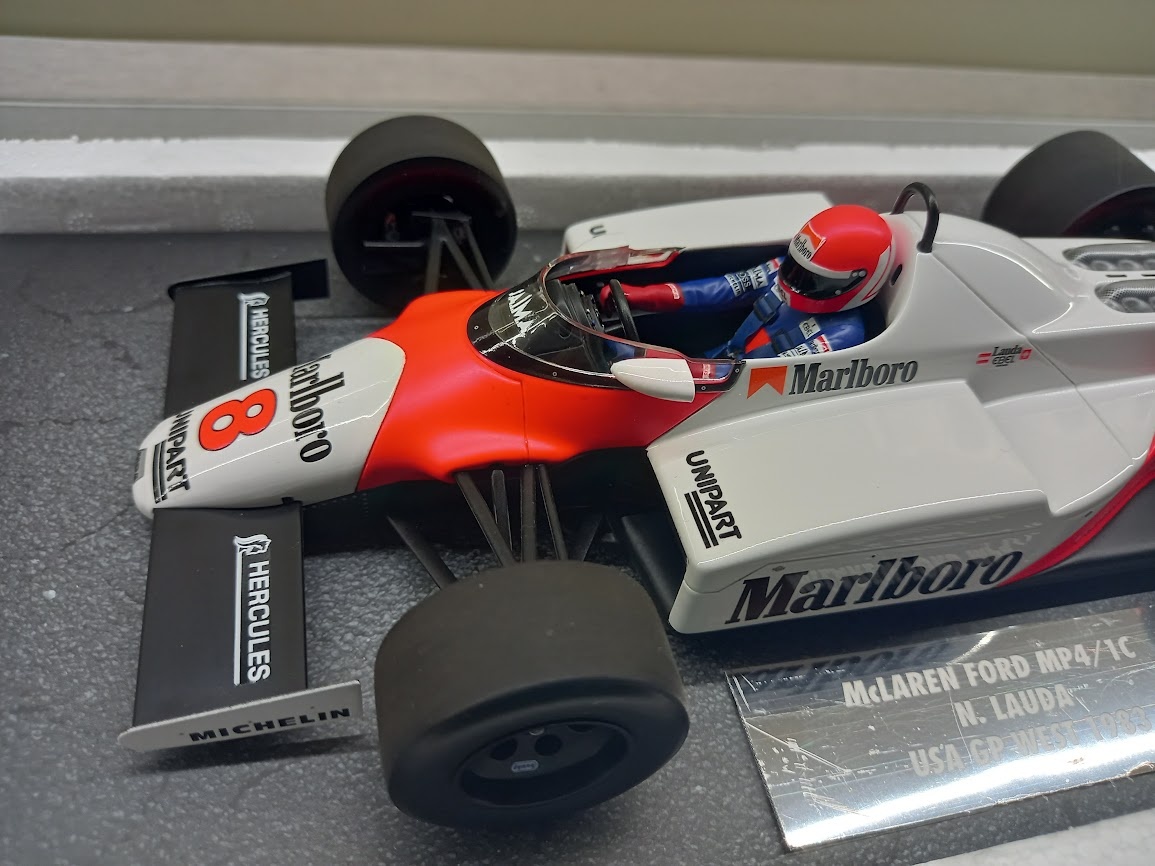 F1 MCLAREN MP4/1C FORD MARLBORO USA WEST GP 1983 LAUDA 1:18 - 2