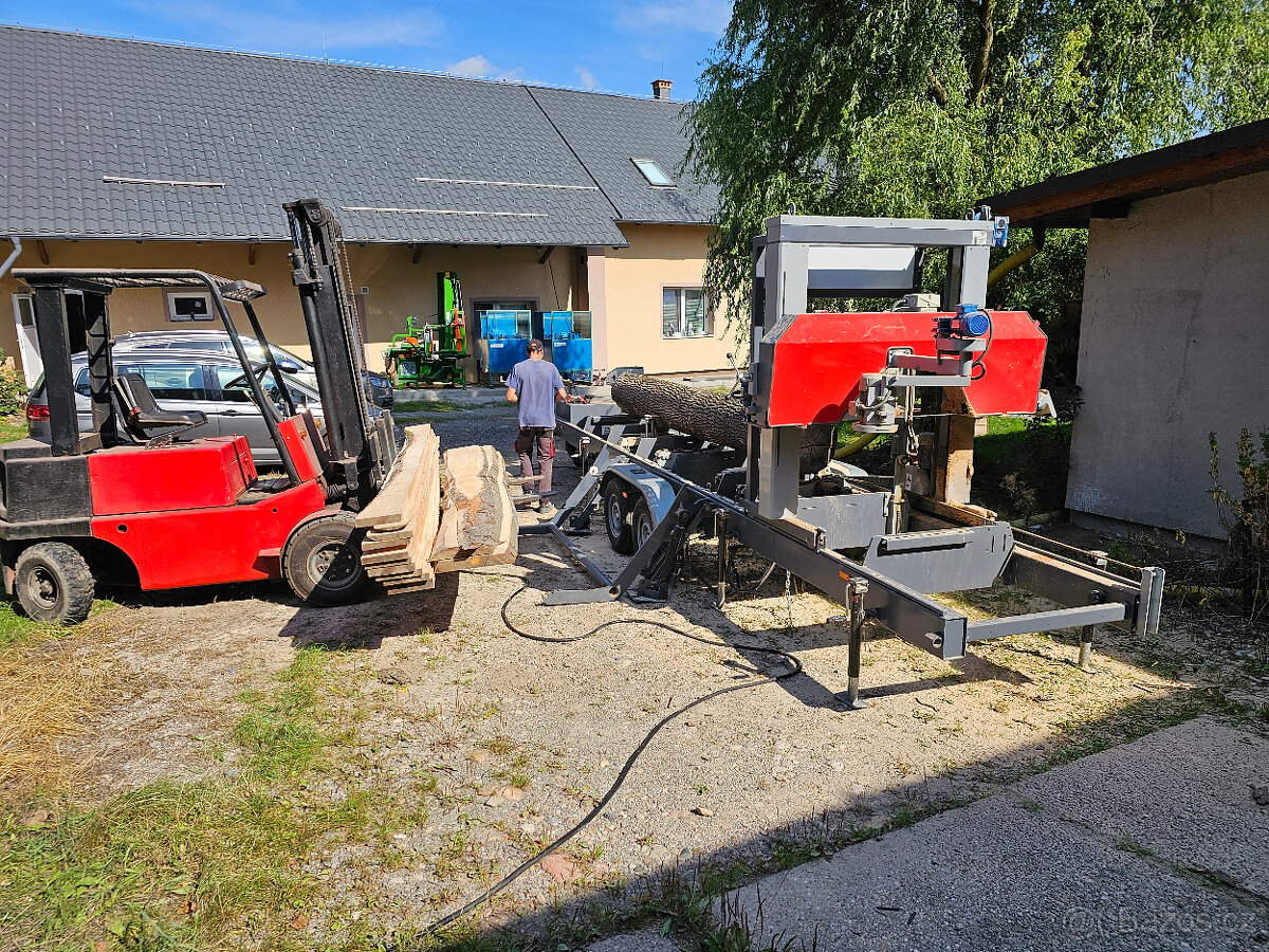 Prodám Mobilní pásovou pilu TP-600 , stav pily jak Nové - 2