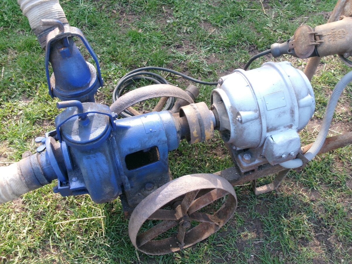prodám staré-historické hospodářské kalové čerpadlo. Originá - 2