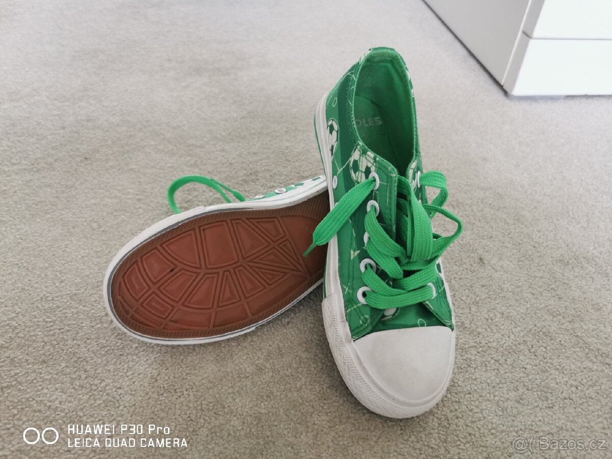 Dedoles plátěné tenisky fotbal vel. 33 - 2