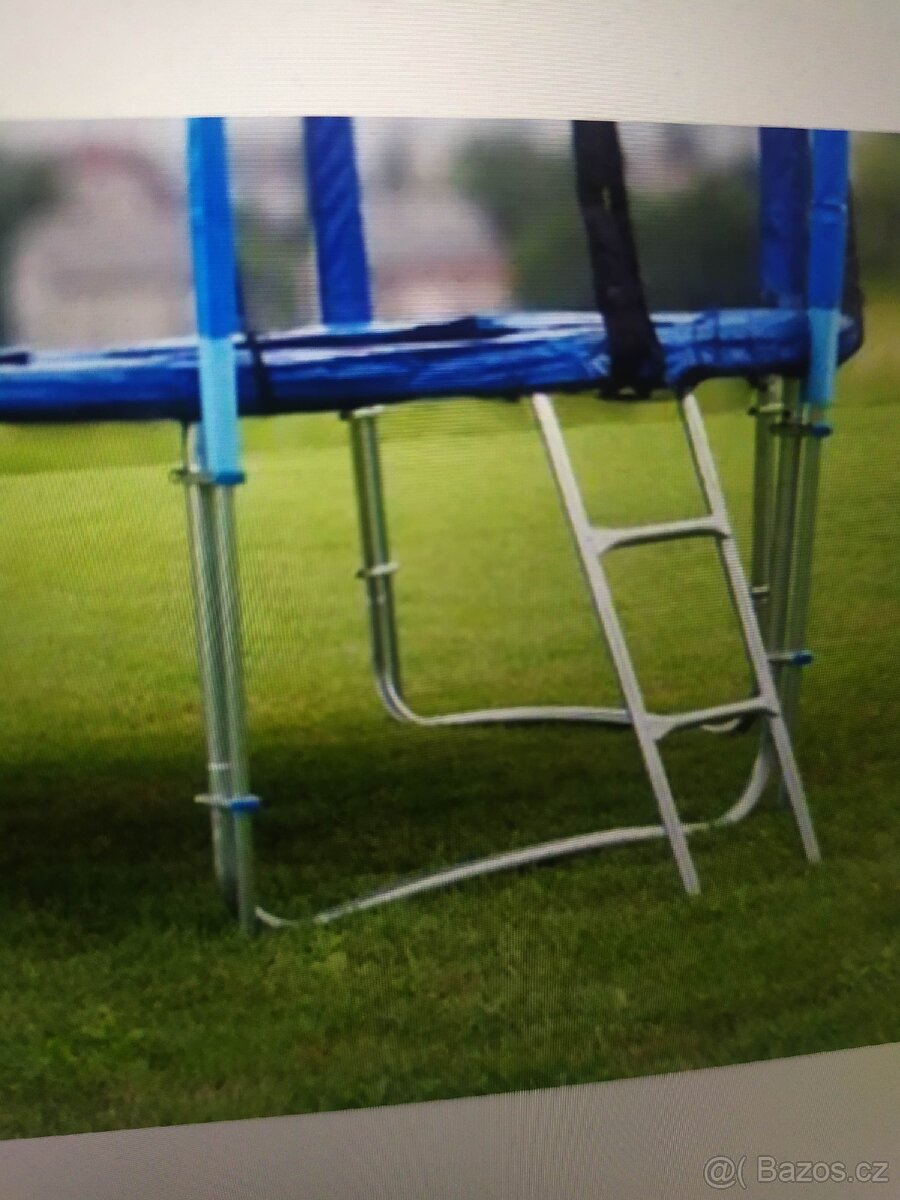 Trampolína GoodJump 4UPVC 305 cm s ochranou sítí + žebřík - 2