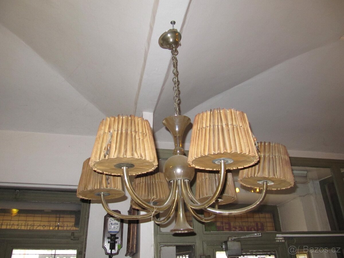 lustr 6-tiramenný skleněný - 2