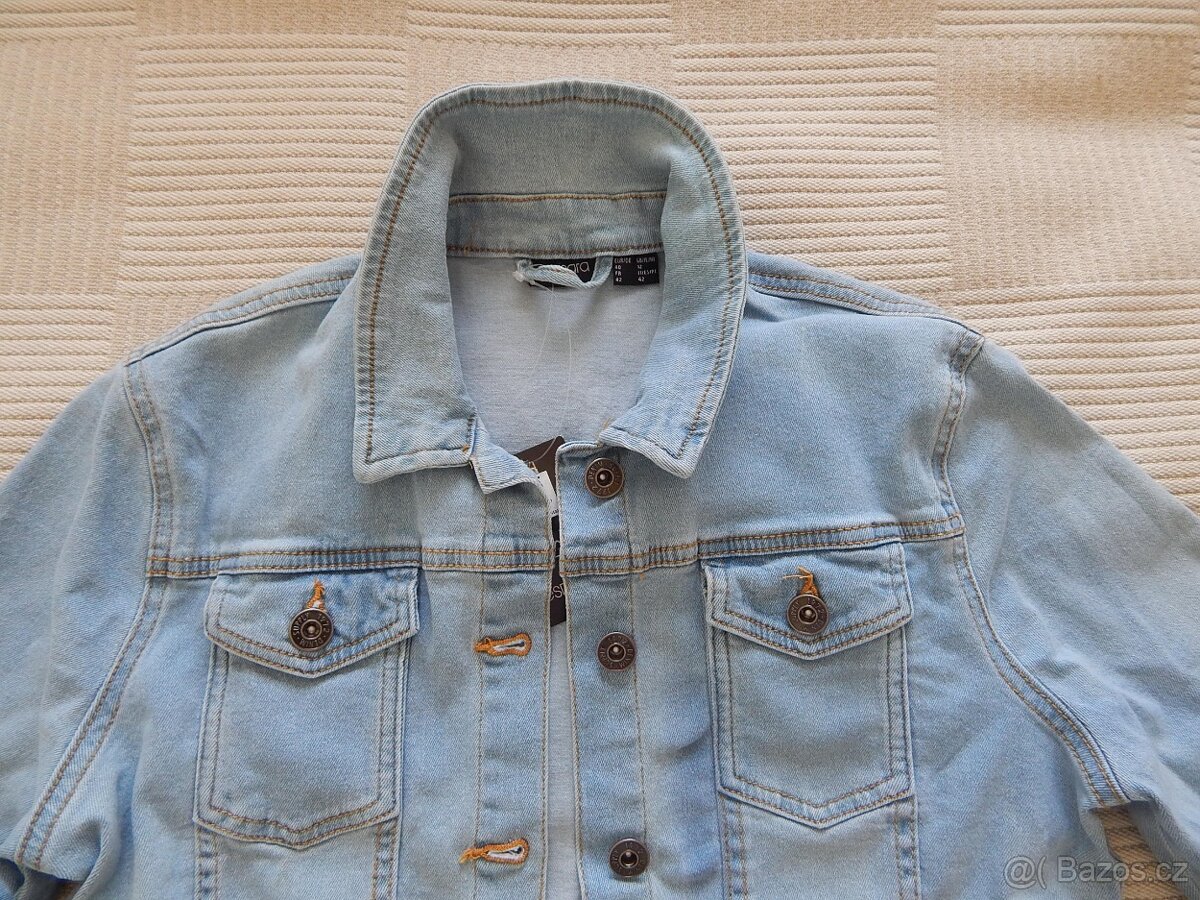 Nová dívčí džínová bunda vel. 40, zn. Esmara - 2