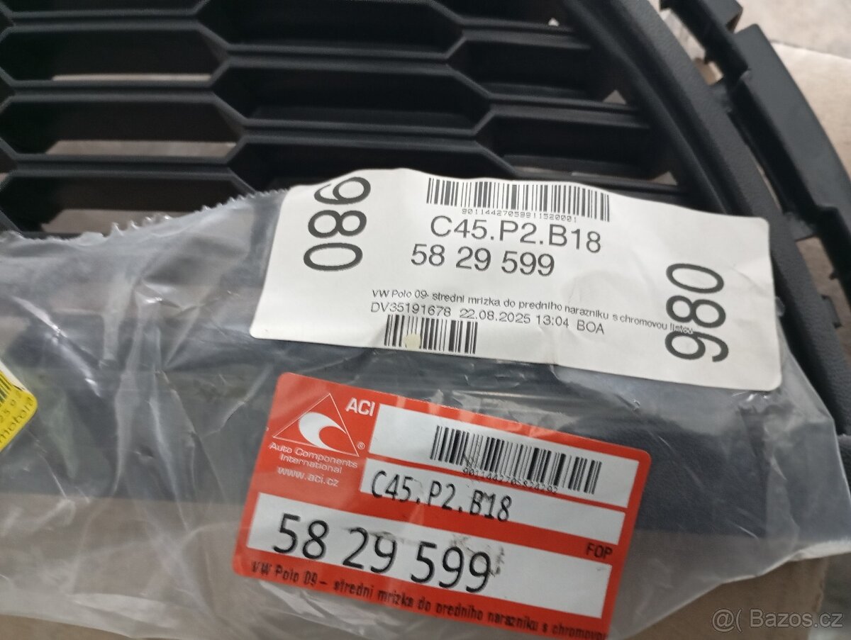 Polo 6R - mřížka nárazníku - 2