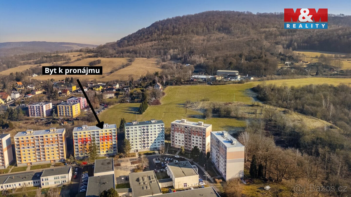 Pronájem bytu 1+1, 35 m², Děčín, ul. Kosmonautů - 2