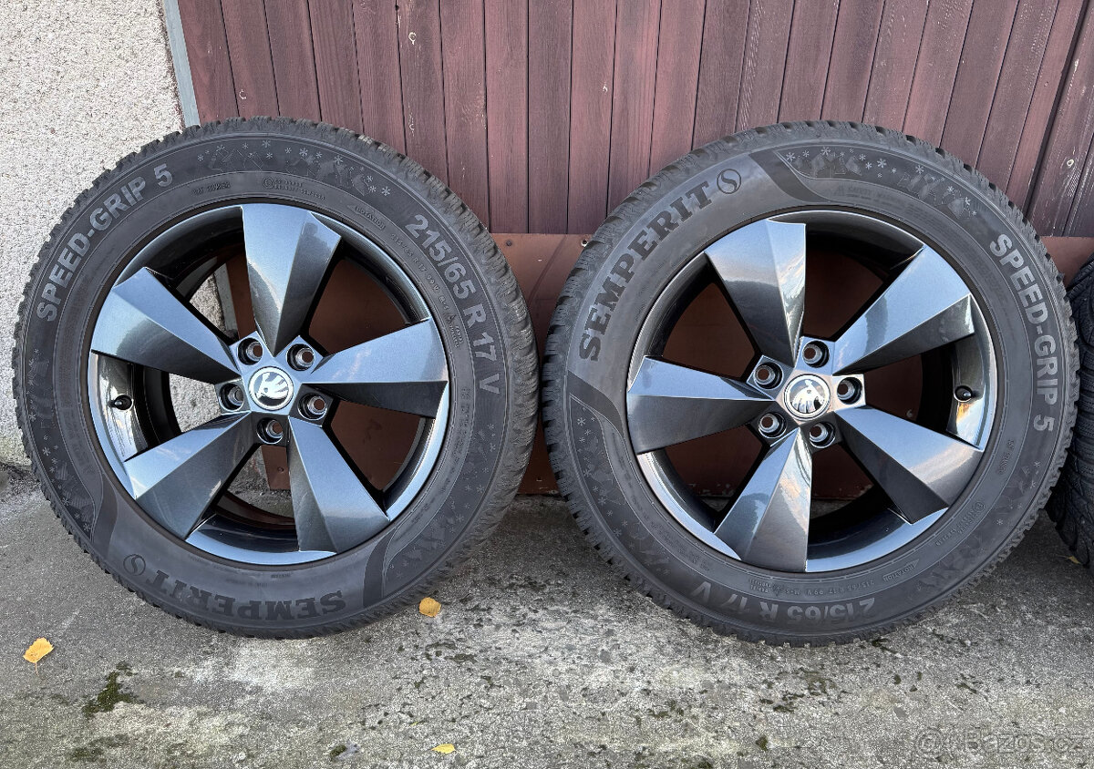Alu originál škoda nanuq 5x112 R17 - 2
