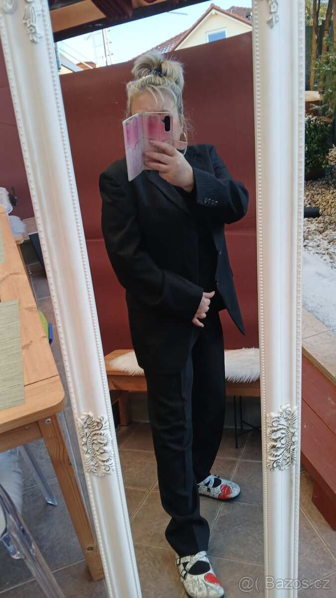 Luxusní pánský oblek Paolo Negrato vel.L - 2