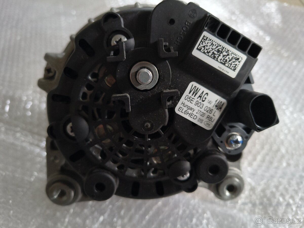 Alternátor 05E903026L Bosch 140A škoda VW seat - 2