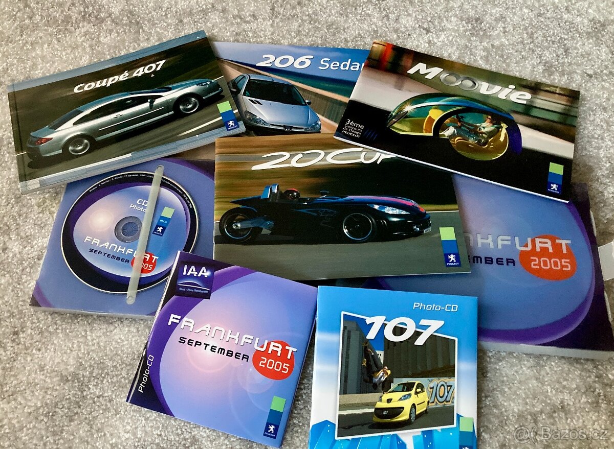 Peugeot 407 Coupé, prototypy ve Frankfurtu 2005 - 2