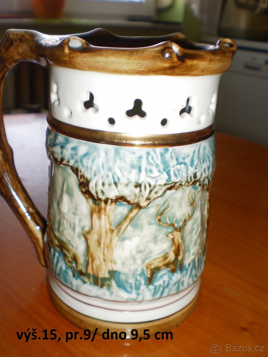 pulitr keramický - myslivecký motiv - ++nový++ - 2