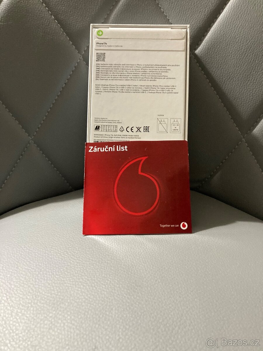 Apple iPhone 17e 256Gb Soft Pink, Black. Novy. - 2