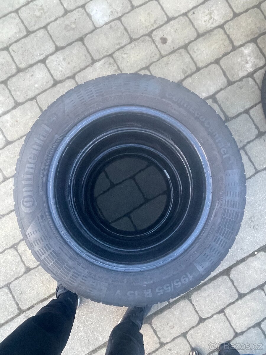 Sada letních pneu 195/55/15 Continental - 2