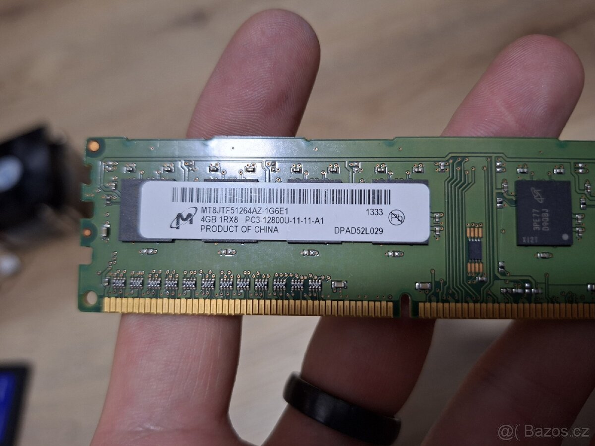 4GB DDR3 1600 MHz (Micron, 1Rx8, UDIMM) - 2