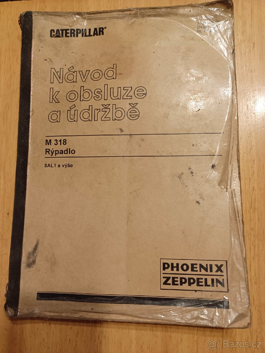 Phoenix/Zeppelin bagr M 318-návod k obsluze - 2