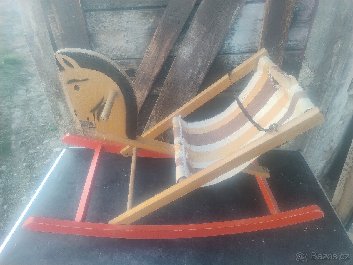 RETRO STARÝ Houpací koník - 2
