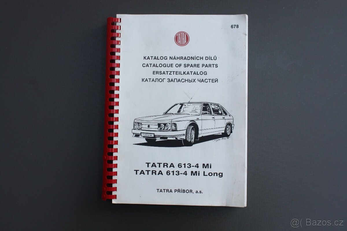Tatra 613-4 (Mi) - originál publikace TATRA - 2