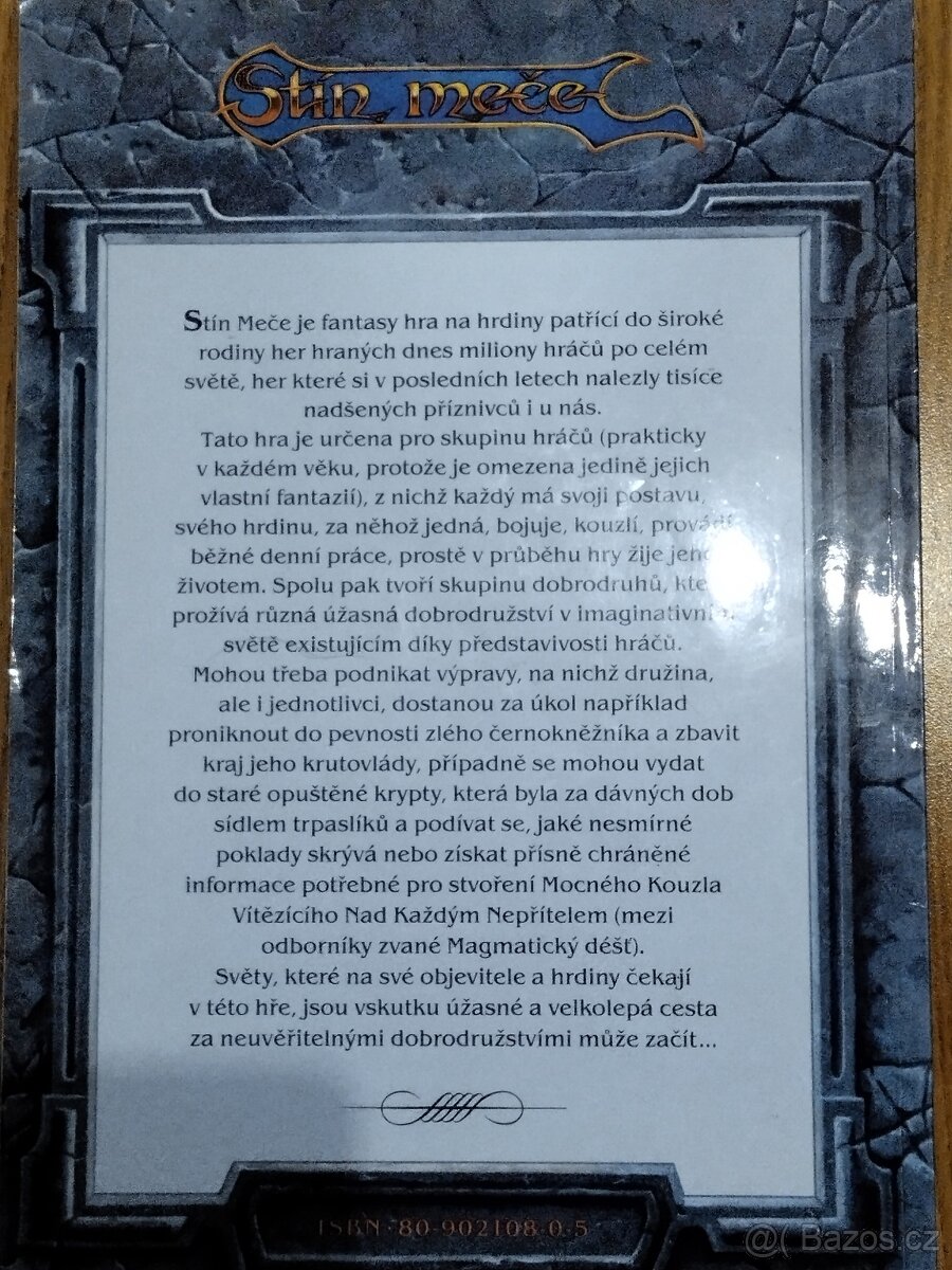Stín meče - fantasy hra na hrdiny - 2
