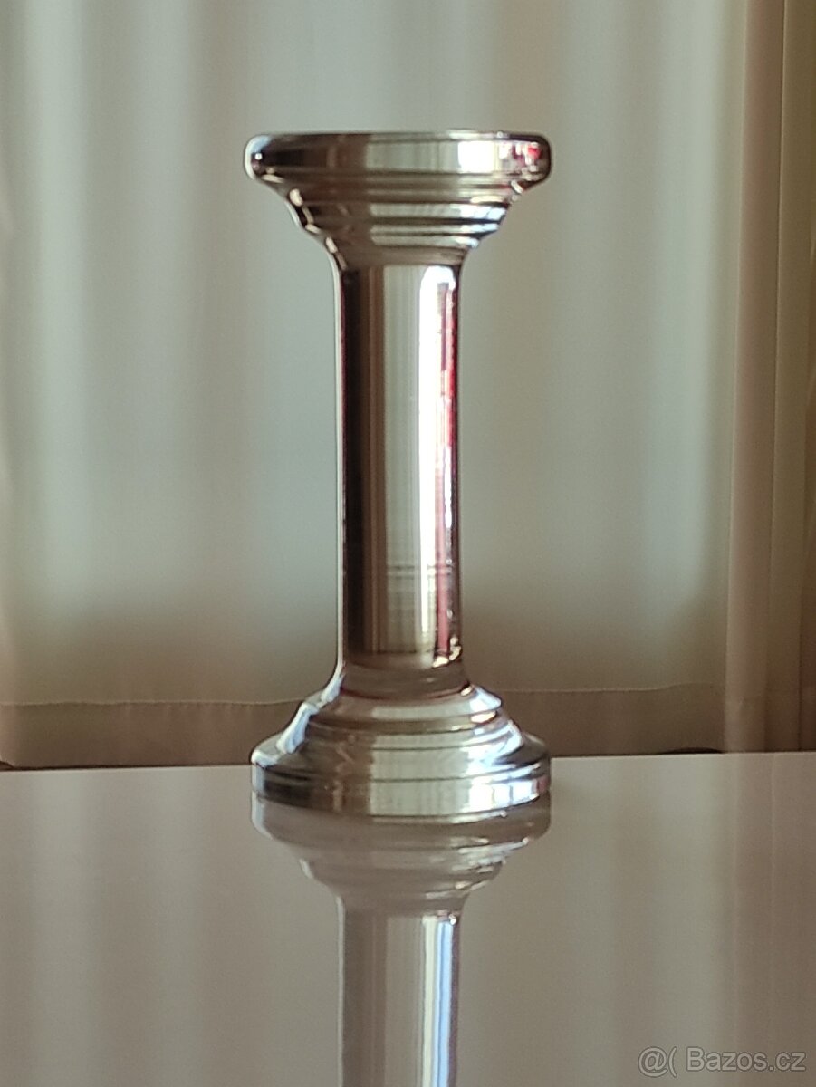 Skleněné těžítko - činka - 2