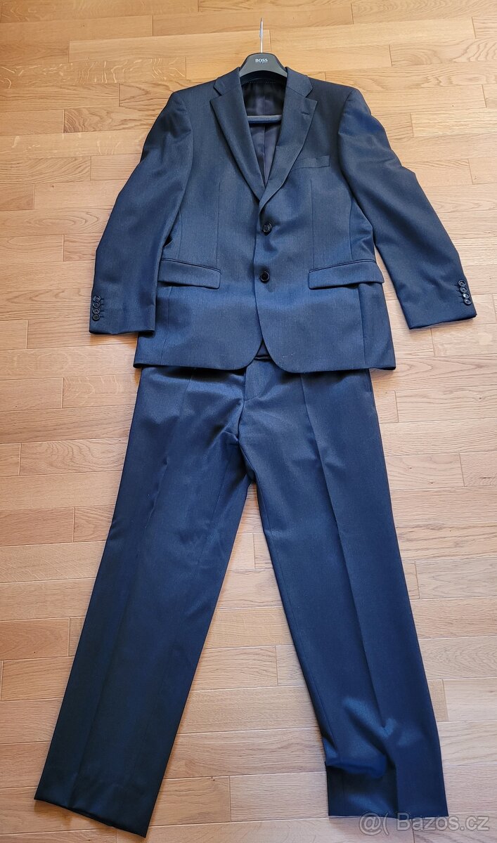 Pánský vintage oblek Hugo Boss - Super 100 - 2