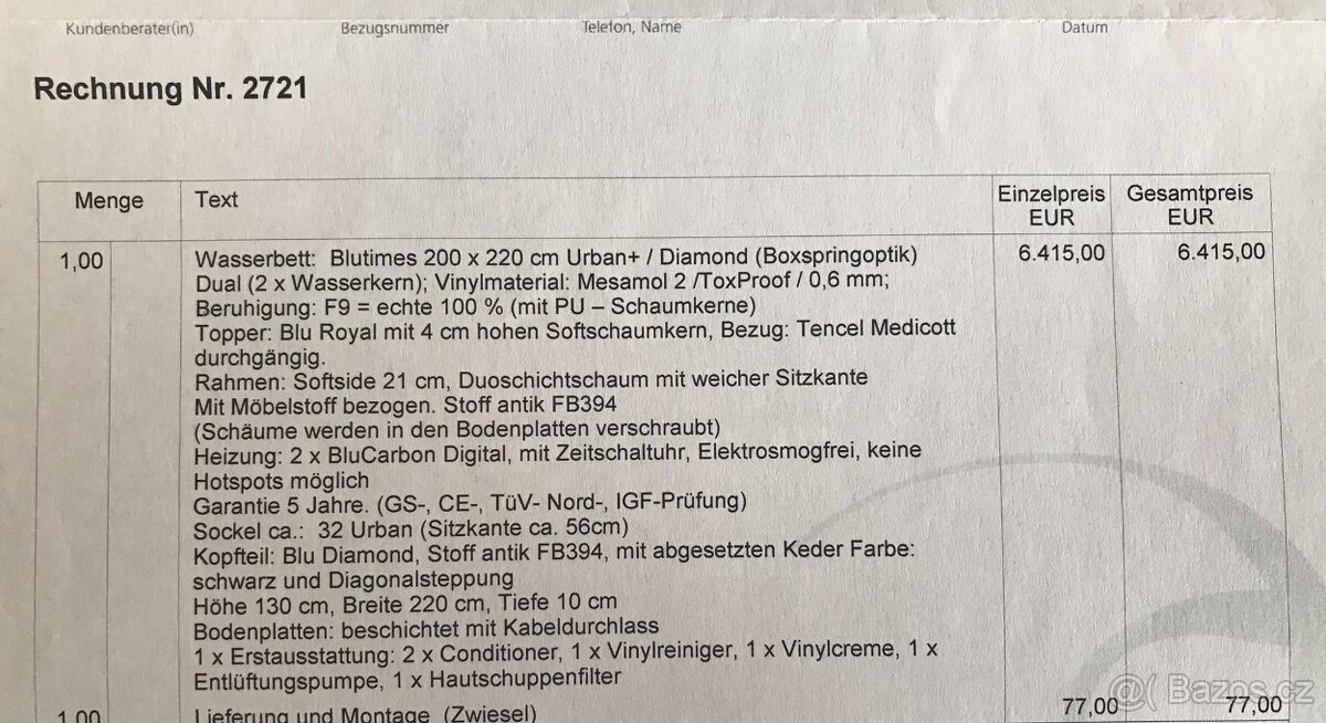 Blu Time system Už jen pár kroků k vysněné vodní posteli - 2