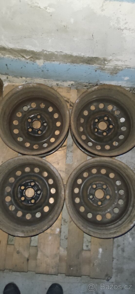 VW T4 plechové disky 16" - 2