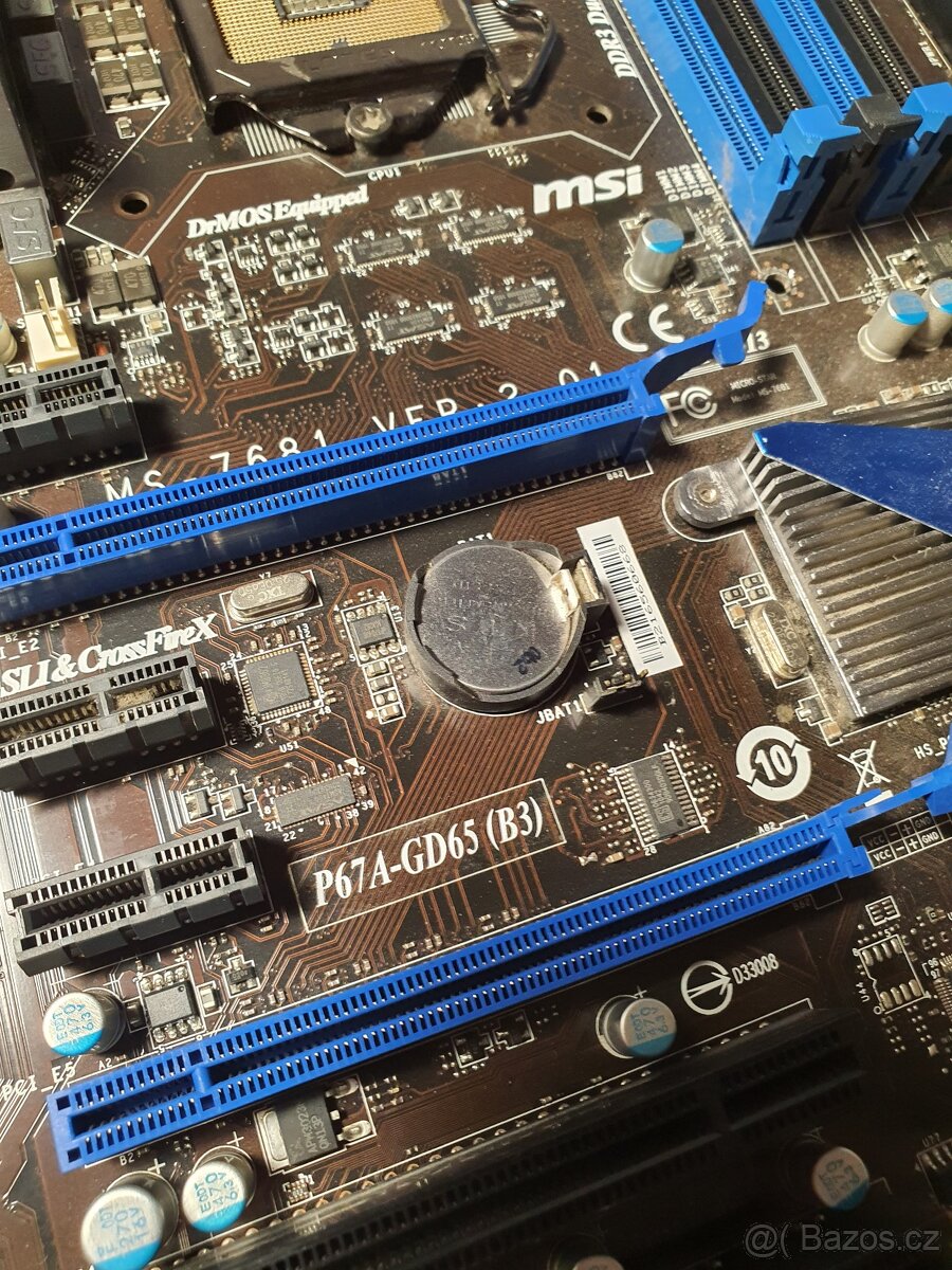 MSI P67A-GD65 B3 na opravu - 2
