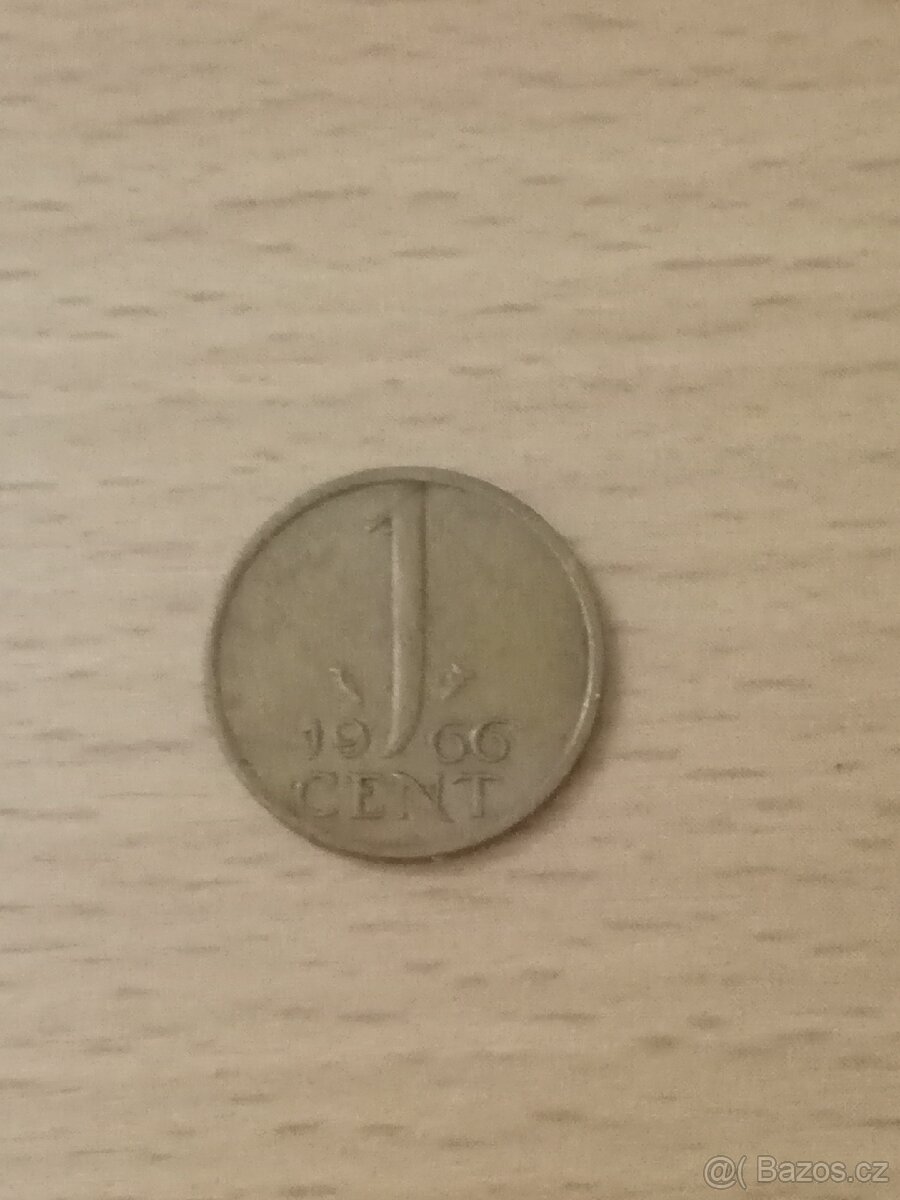 1 cent rok 1966 - 2