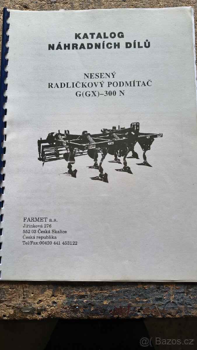 Farmet GX300N radličkový podmítač - 2